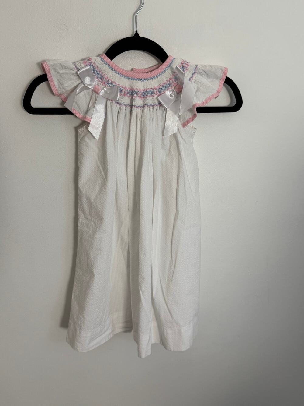 Classic Whimsy Smocked White Girl's Dress size 3T